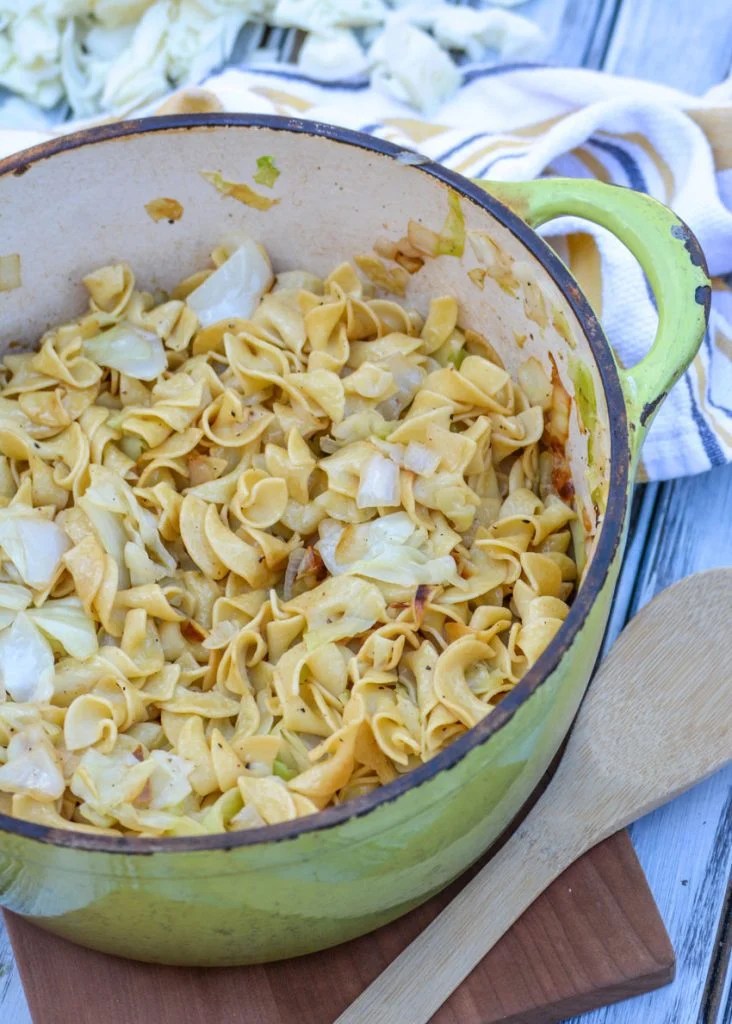Haluski Recipe (Polish fried cabbage & noodles) (1)