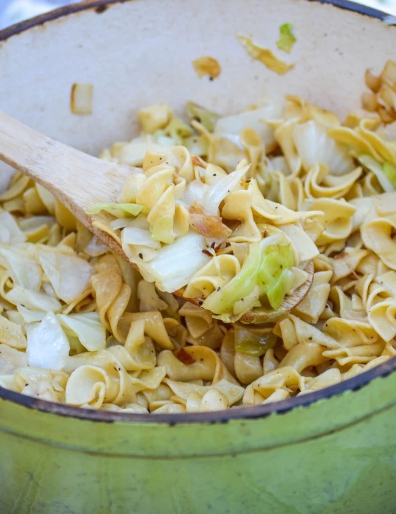 Haluski Recipe (Polish fried cabbage & noodles) (2)