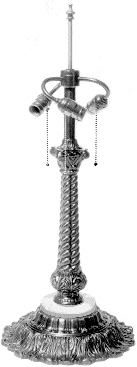 RL094 Leaf/Lg. Lamp Base 24-3 - Purchase Online Secure!