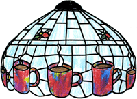 CF18-27GP Coffee Cup Lamp W GlasPak - Purchase Online Secure!