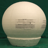 G11x6 Globe Glued Lamp Form - Purchase Online Secure!
