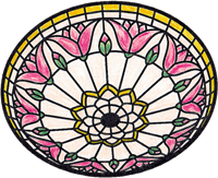 W18-12GP Stylized Tulip Ceiling Lamp GlasPak - Purchase Online Secure!