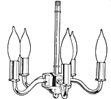 BL105B Lighting Cluster Pol. Brass - Purchase Online Secure!