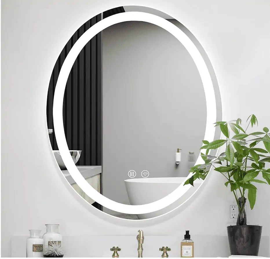 10 Best LED Bathroom Mirrors (2024) | Defogger, Makeup, Shaving - Bathtubber (8)